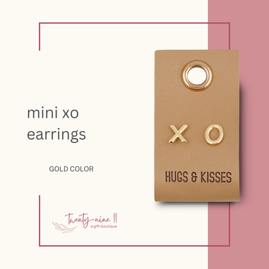 Mini XO Earrings