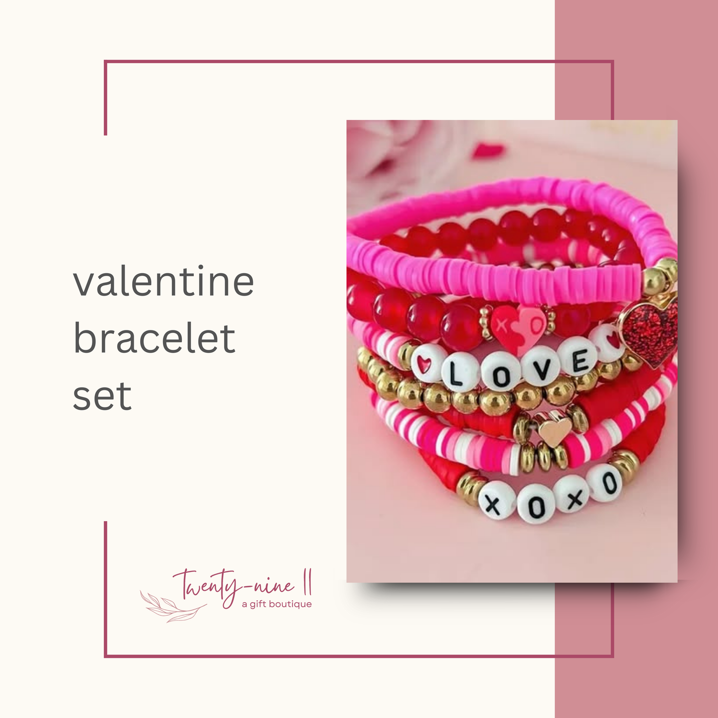 Love Letters Bracelet Set